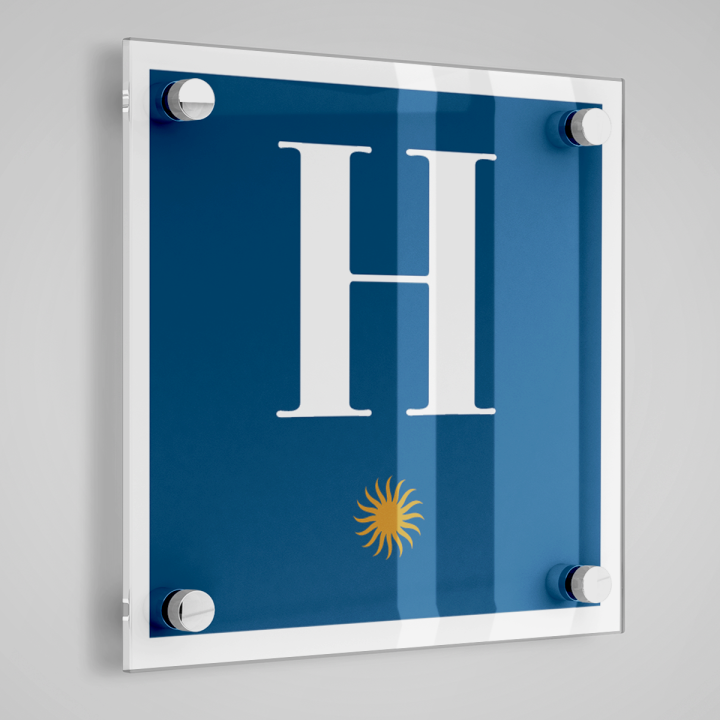 Placa distintivo Hotel una estrella Castilla y León