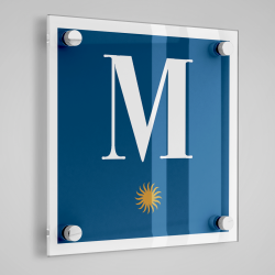 Placa distintivo Motel una estrella Castilla y León