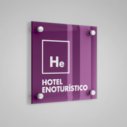 Placa distintivo de Especialidad Hotel Enoturístico Castilla y León