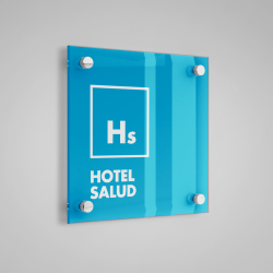 Placa distintivo de Especialidad Hotel Salud Castilla y León