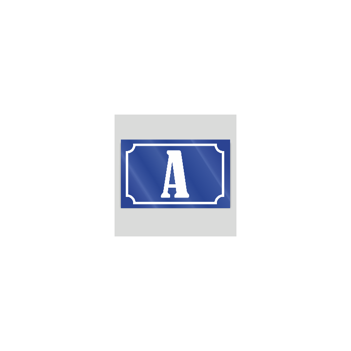 Government number / Housing number plate
