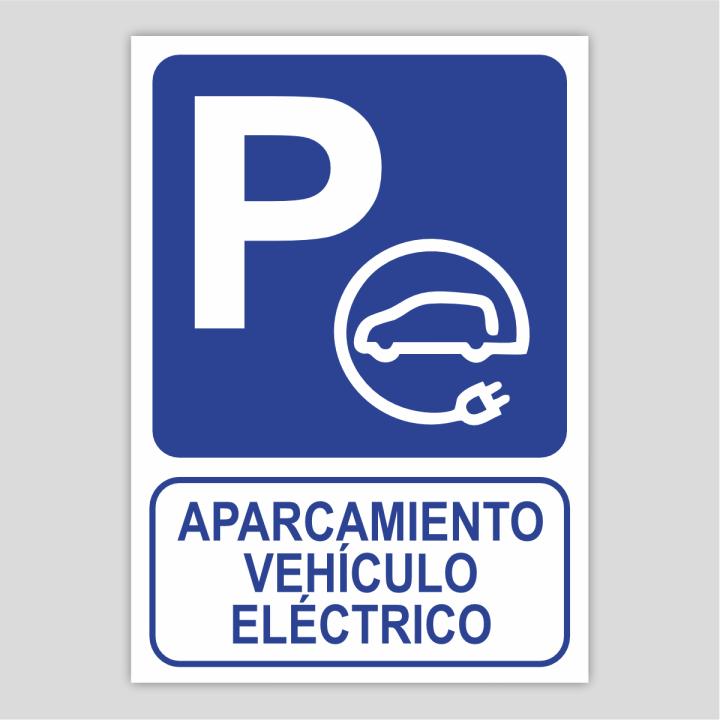 Aparcamiento de vehículo eléctrico