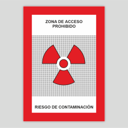 Prohibited access zone - Risk of contamination.