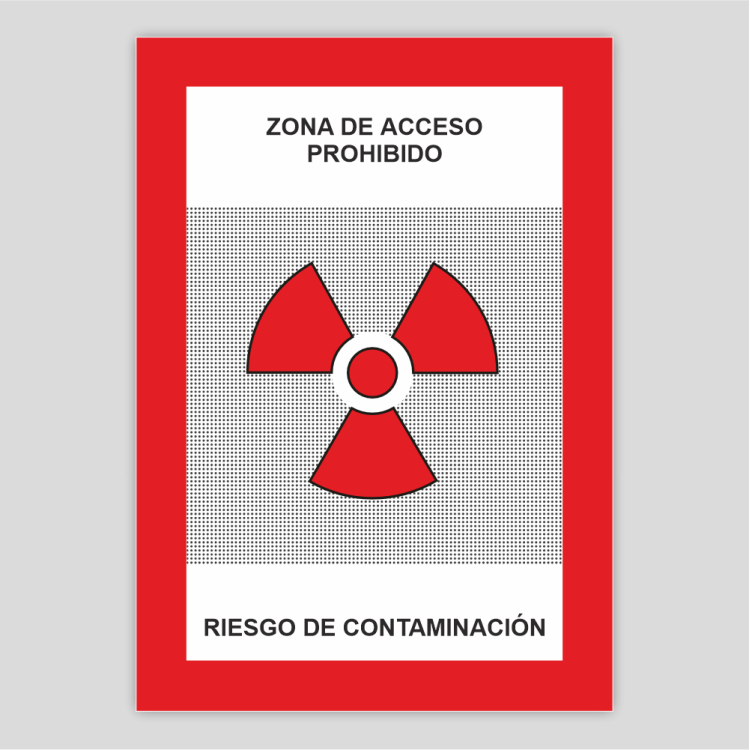 Zona de acceso prohibido - Riesgo de contaminación