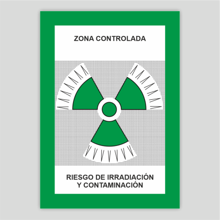 Zona controlada - Riesgo de irradiación y contaminación