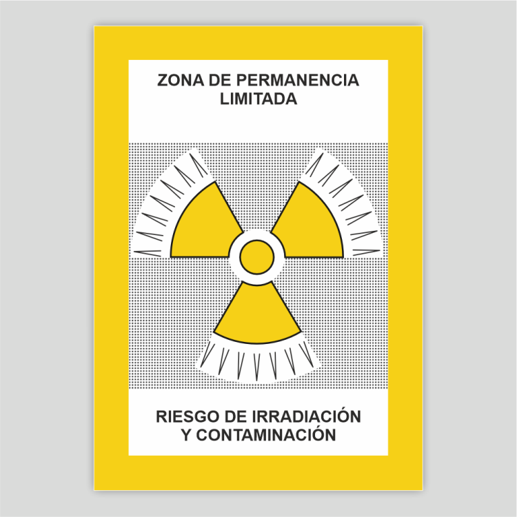 Zona de permanencia limitada - Riesgo de irradiación y contaminación