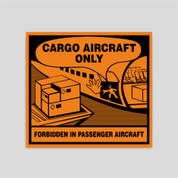 MP32 - Cargo aircraft only sticker...