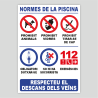 Cartel de piscinas