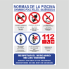 Cartel de piscinas