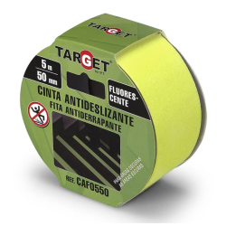 Cinta antilliscant fluorescent 5m x 50mm Target