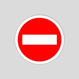 Prohibido el paso (pictograma)