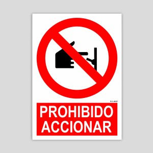 No action sign