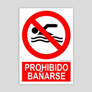 PR039 - Prohibido bañarse