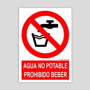 PR174 - Agua no potable prohibido...