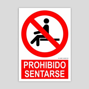 PR191 - Sitting prohibited