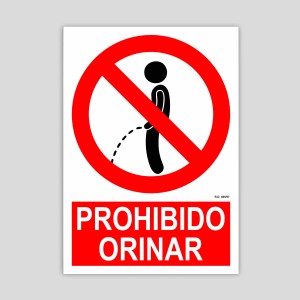 Urination is prohibited
