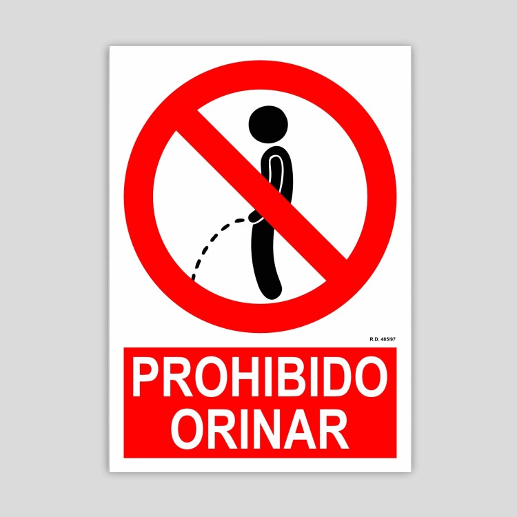 Prohibido orinar