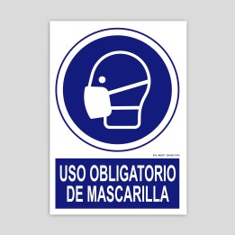 Cartell És obligatori l'ús de mascareta