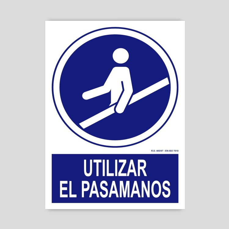 Cartell d'utilitzar el passamans