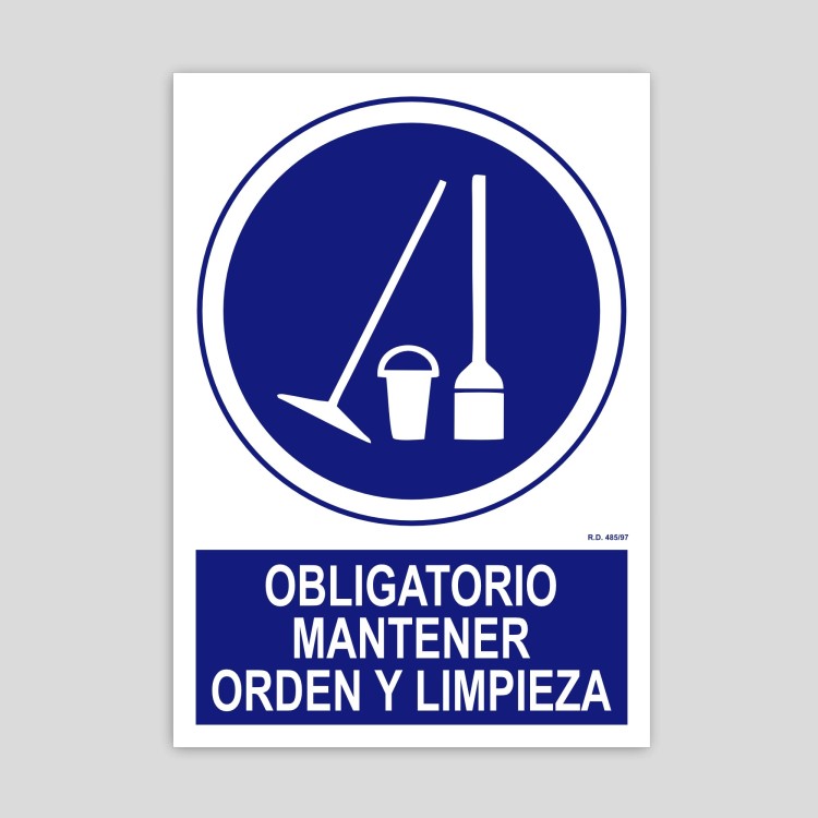 Mandatory to maintain order and cleanliness