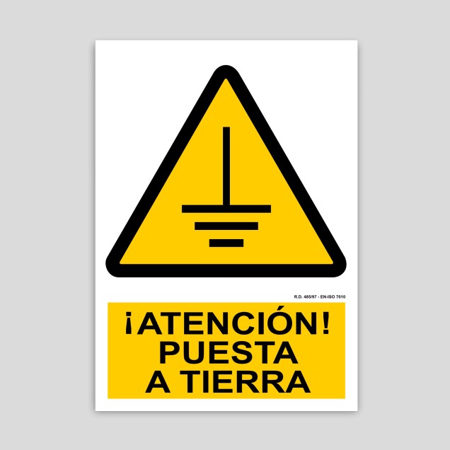 Attention sign, grounding