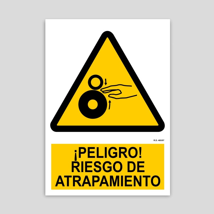 Danger, risk of entrapment