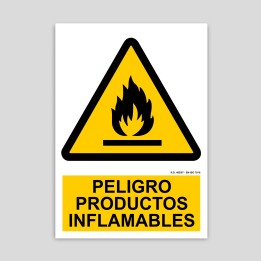 Flammable products poster