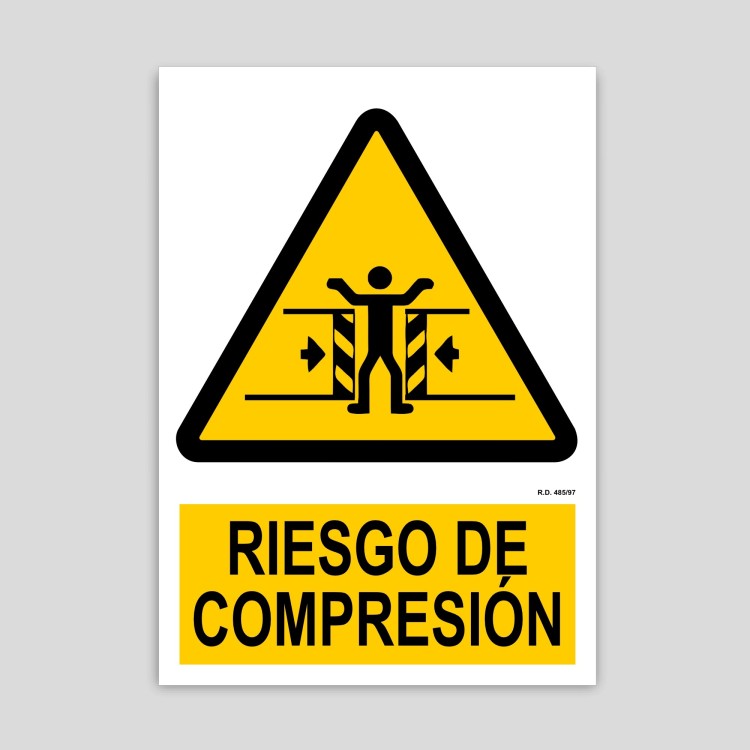 Cartell de Risc de compressió