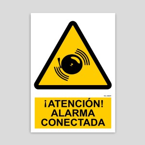 PE122 - Attention alarm connected