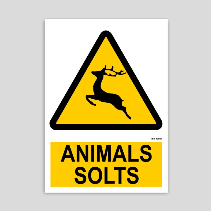 Peligro animales sueltos