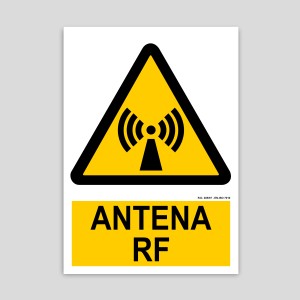 Cartell d'antena RF (de radiofreqüència)