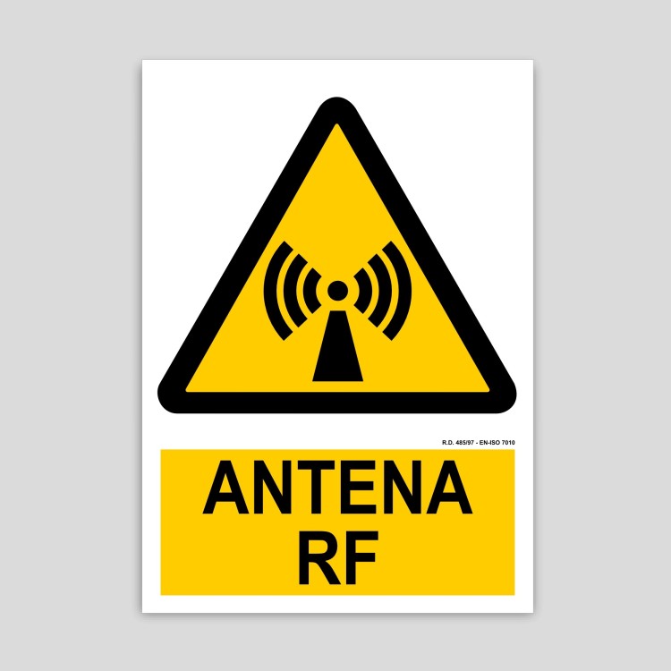 Cartell d'antena RF (de radiofreqüència)