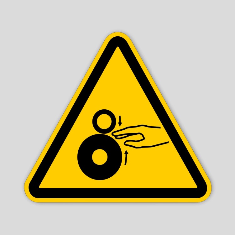 Entrapment Hazard Sticker