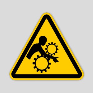 Risc d'atrapament (pictograma)