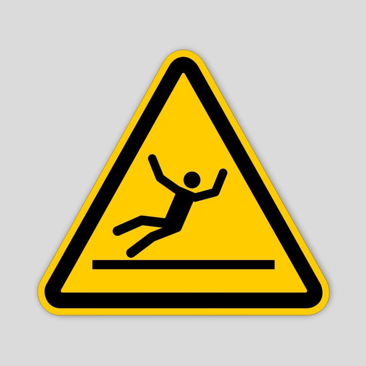 Falling risk (pictogram)