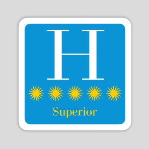 Placa distintiu hotel cinc estrelles superior - Galícia