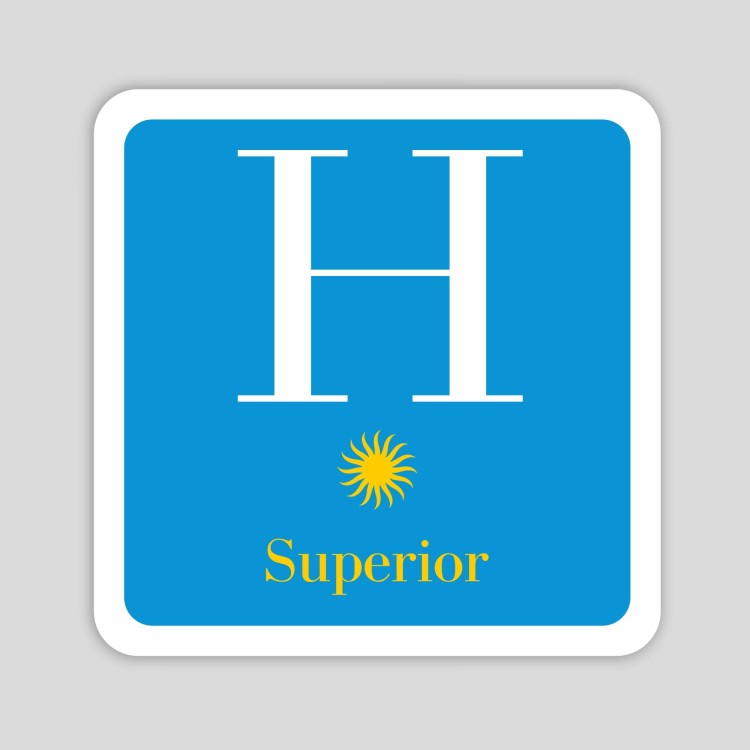 Placa distintivo hotel una estrella superior - Galicia