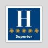 Placa distintiu Hotel cinc estrelles superior - Aragó