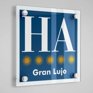 Placa distintiu Hotel Apartament cinc estrelles gran luxe - Aragó