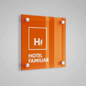 Distinctive plaque specializing in Family Hotel - Aragón