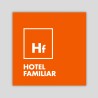 Distinctive plaque specializing in Family Hotel - Aragón
