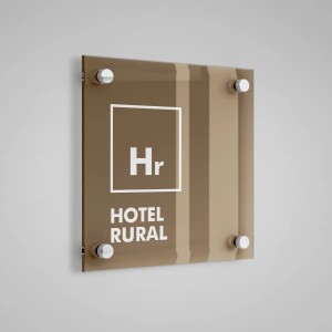 Placa distintiu especialitat Hotel Rural- Aragó