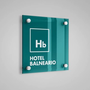 Placa distintiu especialitat Hotel Balneario - Aragón