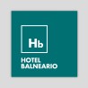 Placa distintiu especialitat Hotel Balneario - Aragón