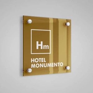 Placa distintivo especialidad Hotel Monumento - Aragón