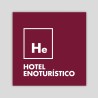 Distinctive plaque specialty Wine Tourism Hotel - Aragón