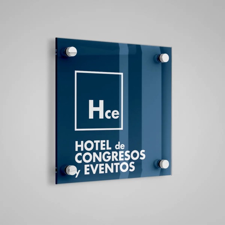 Placa distintiu especialitat Hotel de Congressos i Esdeveniments - Aragó