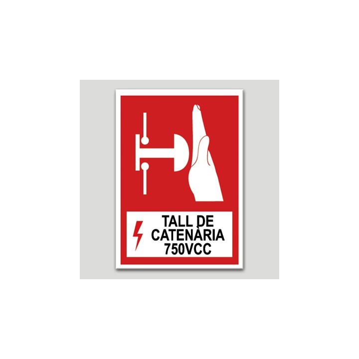 Tall de Catenària 750VCC