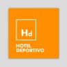 Distinctive plaque specializing in Sports Hotel - Aragón