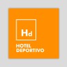 Placa distintivo especialidad Hotel Deportivo - Aragón